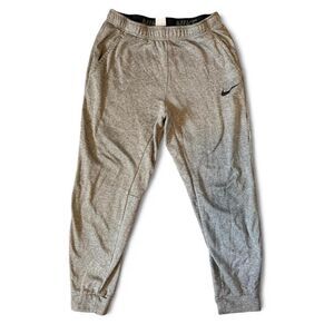 Nike Men's Grey Joggers Size L